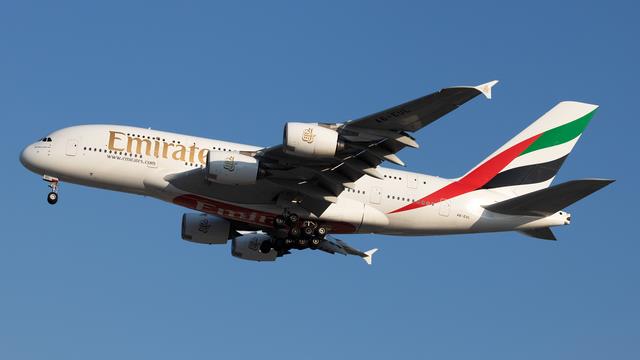 A6-EUL:Airbus A380-800:Emirates Airline